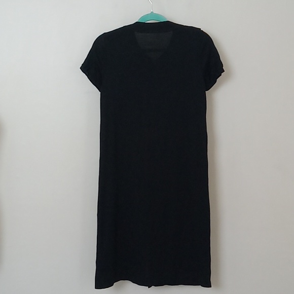 H & M Victor Rolf Short Sleeve Button Front Shift Dress Size 6 - Picture 7 of 10